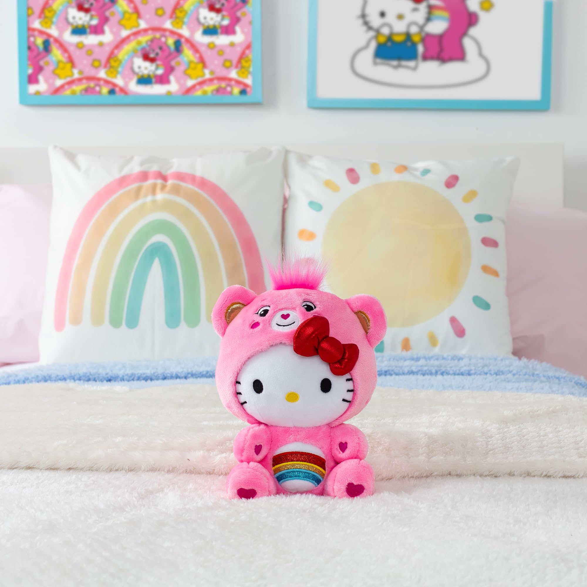 Foto 4 pulgar | Peluche Care Bears de Hello Kitty-Venta Internacional