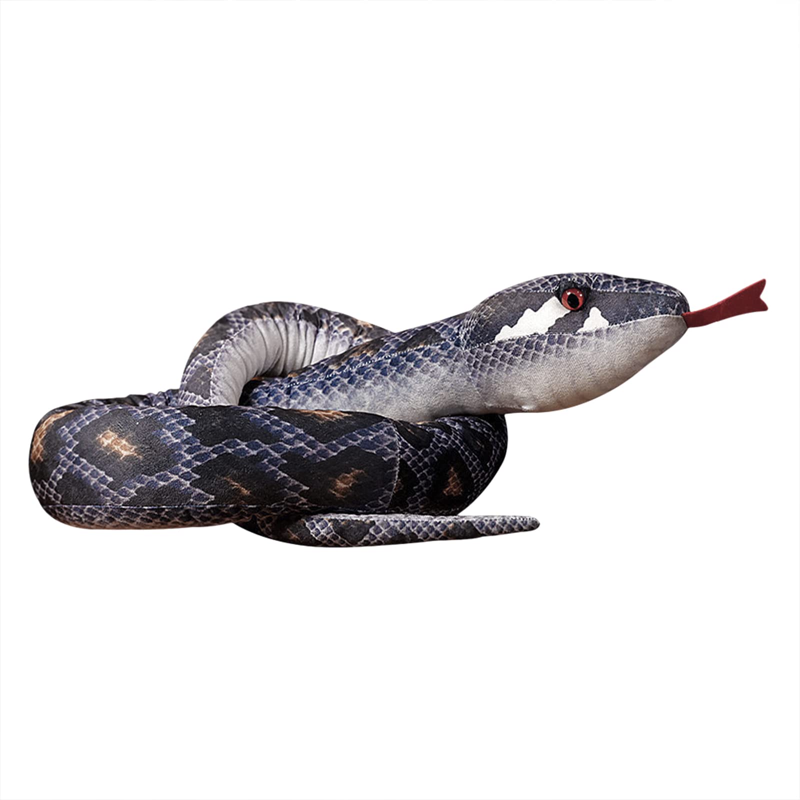 Foto 2 pulgar | Clobeau De Peluche Con Forma De Serpiente Realista De 200 Cm De Largo Para Niños - Venta Internacional.