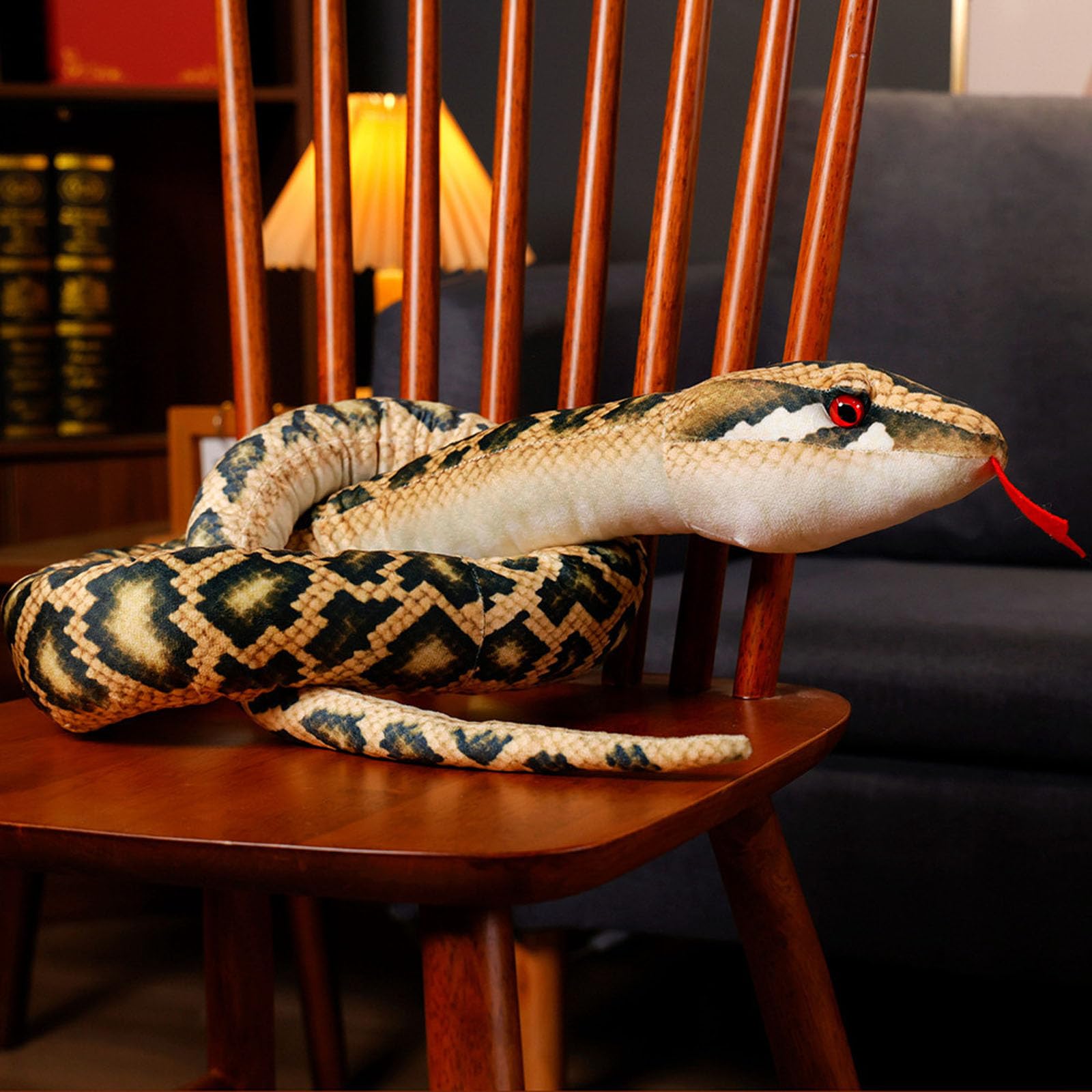 Foto 3 | Clobeau De Peluche Con Forma De Serpiente Realista, 200 Cm De Largo - Venta Internacional.