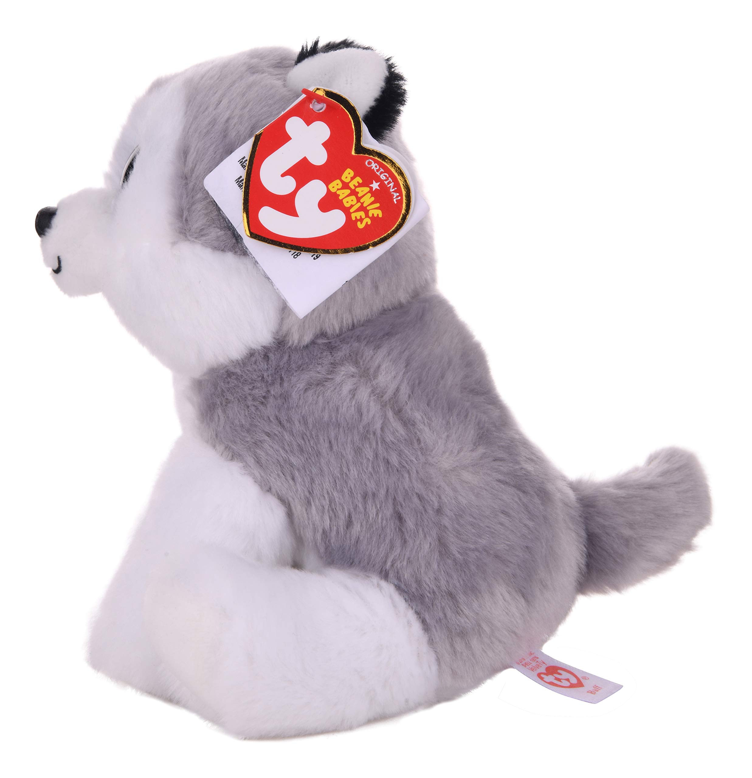 Foto 3 | Peluche Ty Beanie Baby Buff El Perro Husky - Importado de Estados Unidos