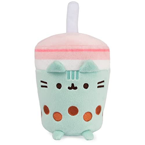Foto 3 pulgar | Taza de Té Pusheen Boba de Peluche Gund Pushee  Verde - Venta Internacional