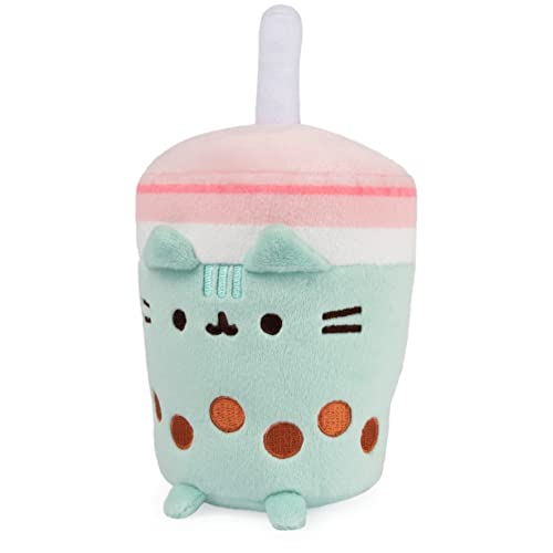 Foto 5 pulgar | Taza de Té Pusheen Boba de Peluche Gund Pushee  Verde - Venta Internacional