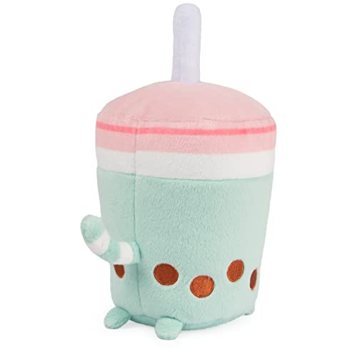 Foto 6 pulgar | Taza de Té Pusheen Boba de Peluche Gund Pushee  Verde - Venta Internacional