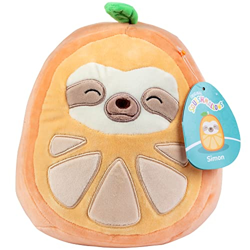 Foto 2 pulgar | Peluche Squishmallow Simon the Orange Sloth - Venta Internacional
