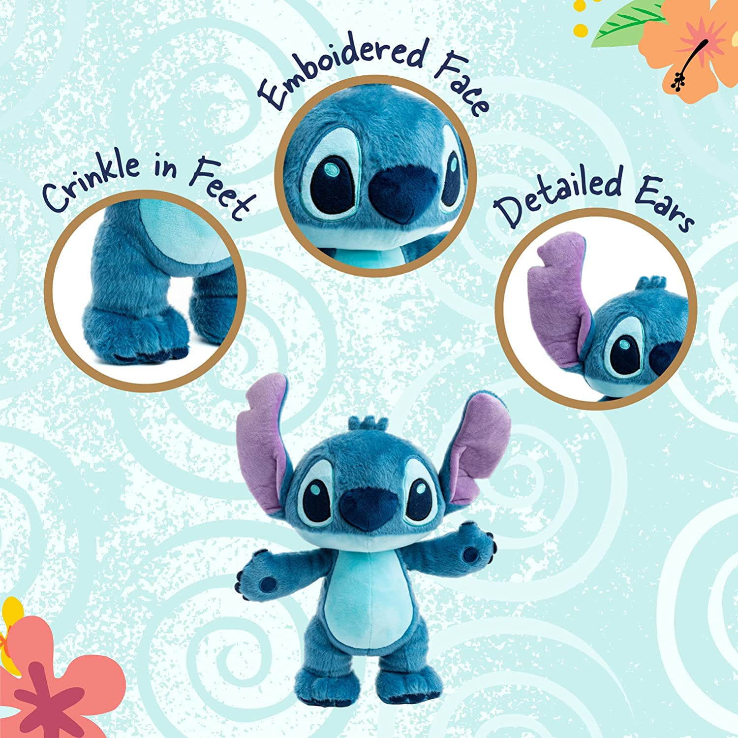 Foto 6 pulgar | Peluche Kids Preferred Disney Baby Stitch 38 Cm - Venta Internacional