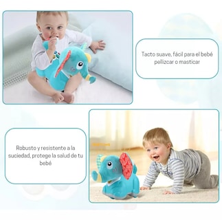 Foto 2 | Juguete De Estimulación Para Bebé Aeiou Elefante De Peluche