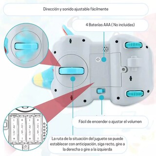 Foto 7 | Juguete De Estimulación Para Bebé Aeiou Elefante De Peluche