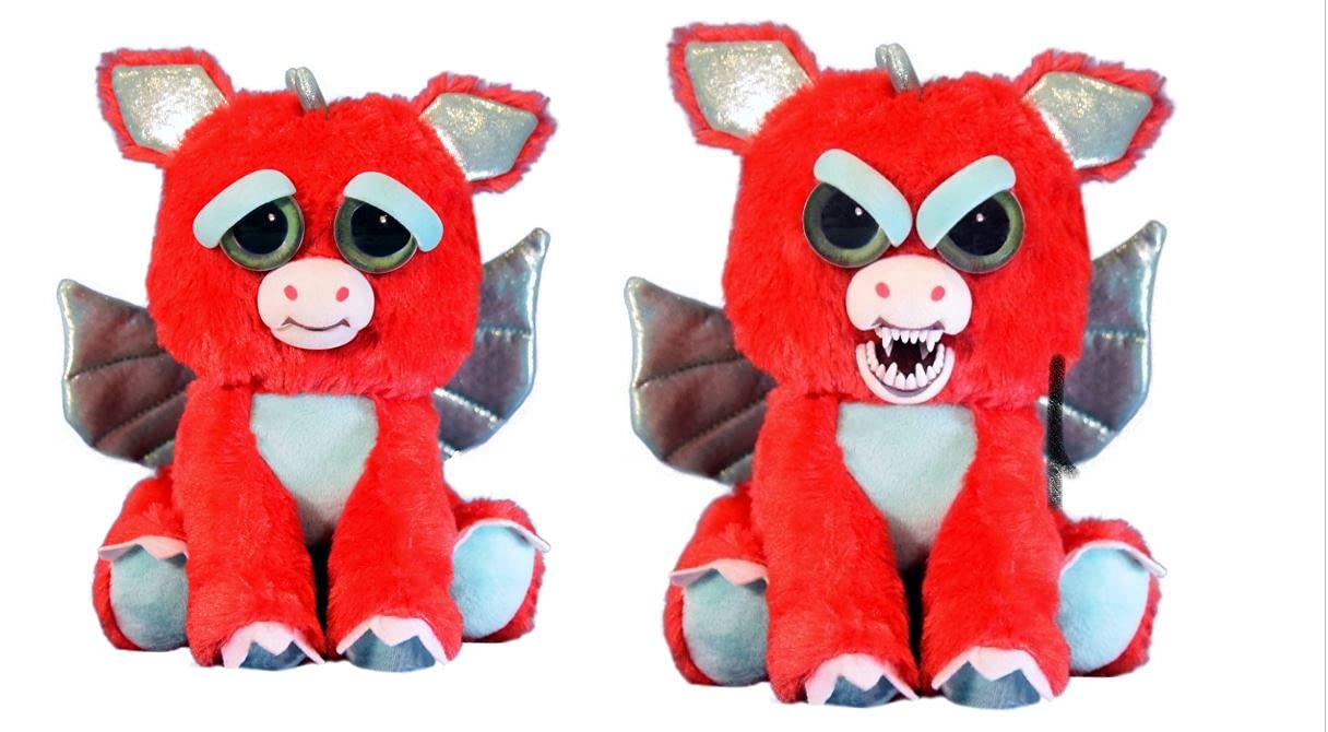 Foto 2 pulgar | Peluche Feisty Pets Dark Age Dennis Red Dragon 8.5 - Venta Internacional