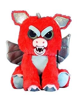 Foto 3 | Peluche Feisty Pets Dark Age Dennis Red Dragon 8.5 - Venta Internacional