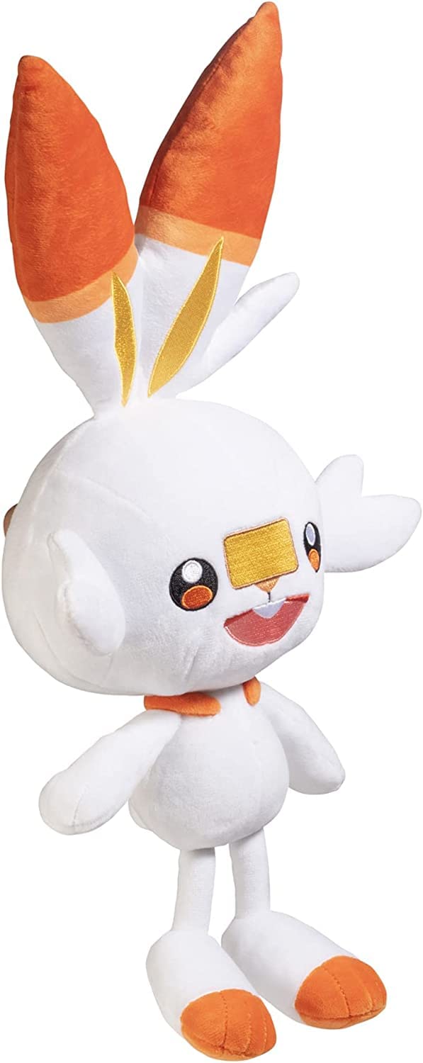 Foto 3 pulgar | Peluches de Peluche Jazwares Pokémon 12 Raboot y Scorbunny - Venta Internacional