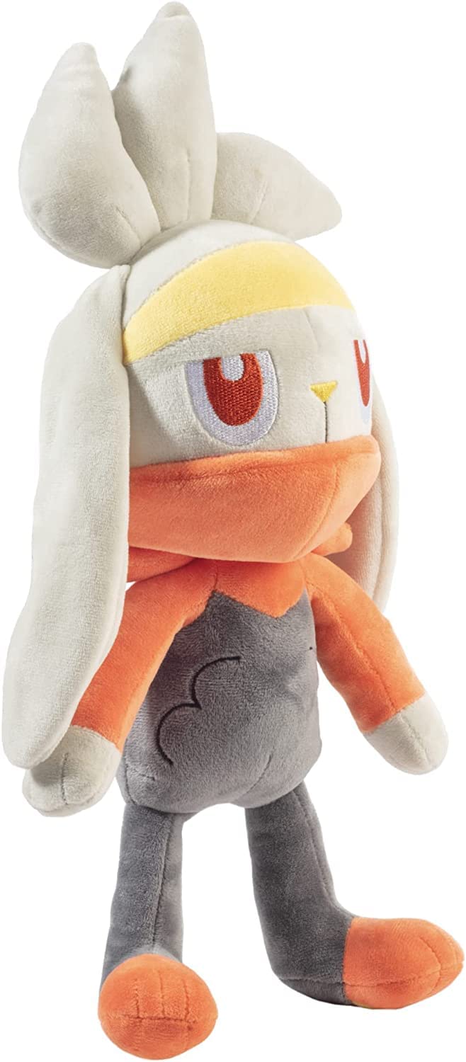 Foto 6 pulgar | Peluches de Peluche Jazwares Pokémon 12 Raboot y Scorbunny - Venta Internacional