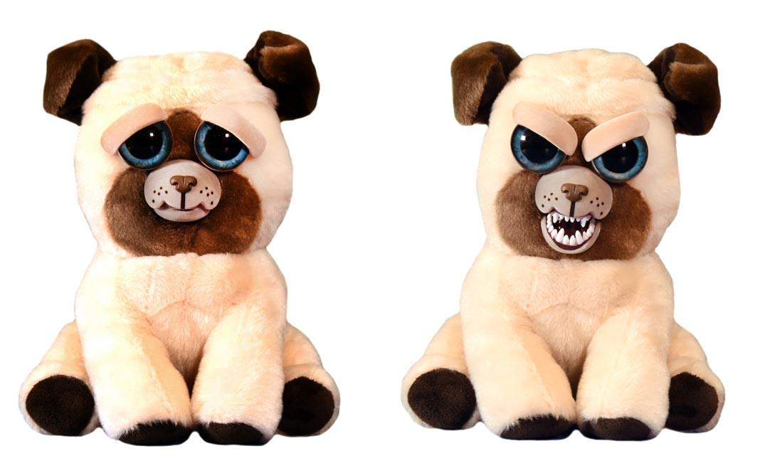 Foto 4 pulgar | Peluche Feisty Pets Pug Dog Manny Macho de 8.5 cm de Altura - Venta Internacional