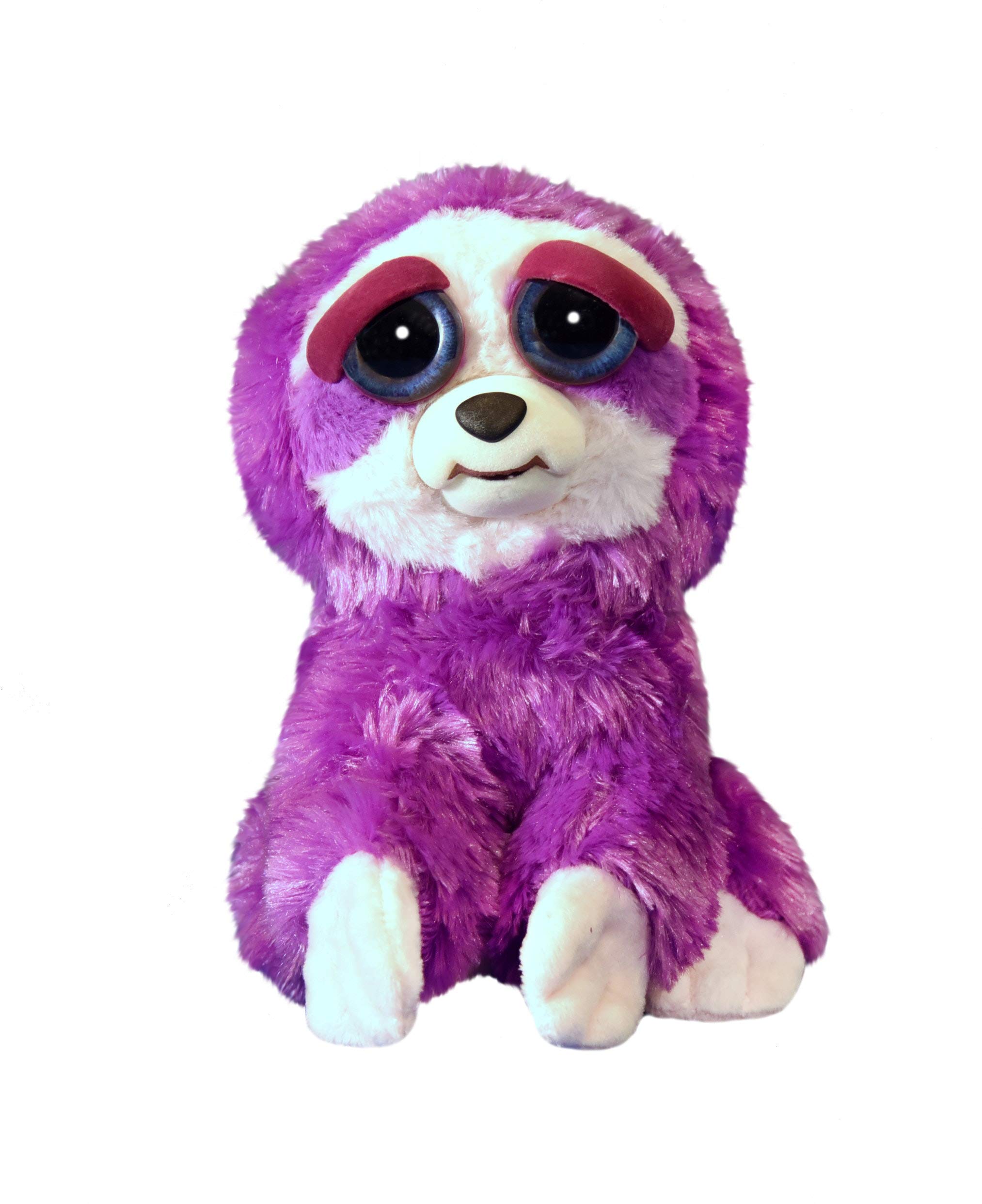 Foto 2 pulgar | Juguete de Peluche Feisty Pets con Forma de Perezoso Morado Lucy 22 cm - Venta Internacional