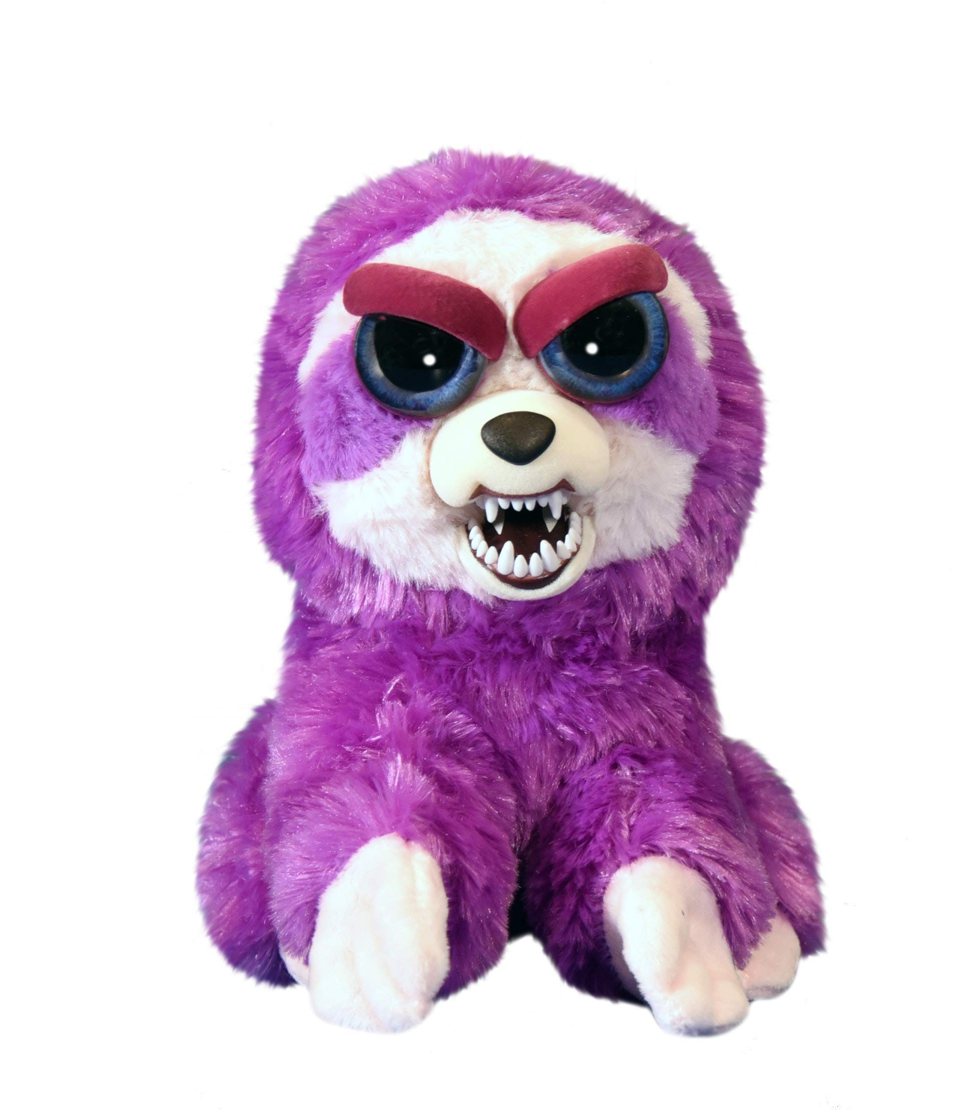 Foto 3 pulgar | Juguete de Peluche Feisty Pets con Forma de Perezoso Morado Lucy 22 cm - Venta Internacional