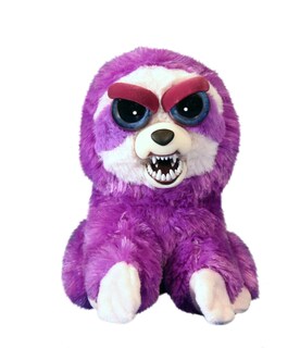 Foto 2 | Juguete de Peluche Feisty Pets con Forma de Perezoso Morado Lucy 22 cm - Venta Internacional