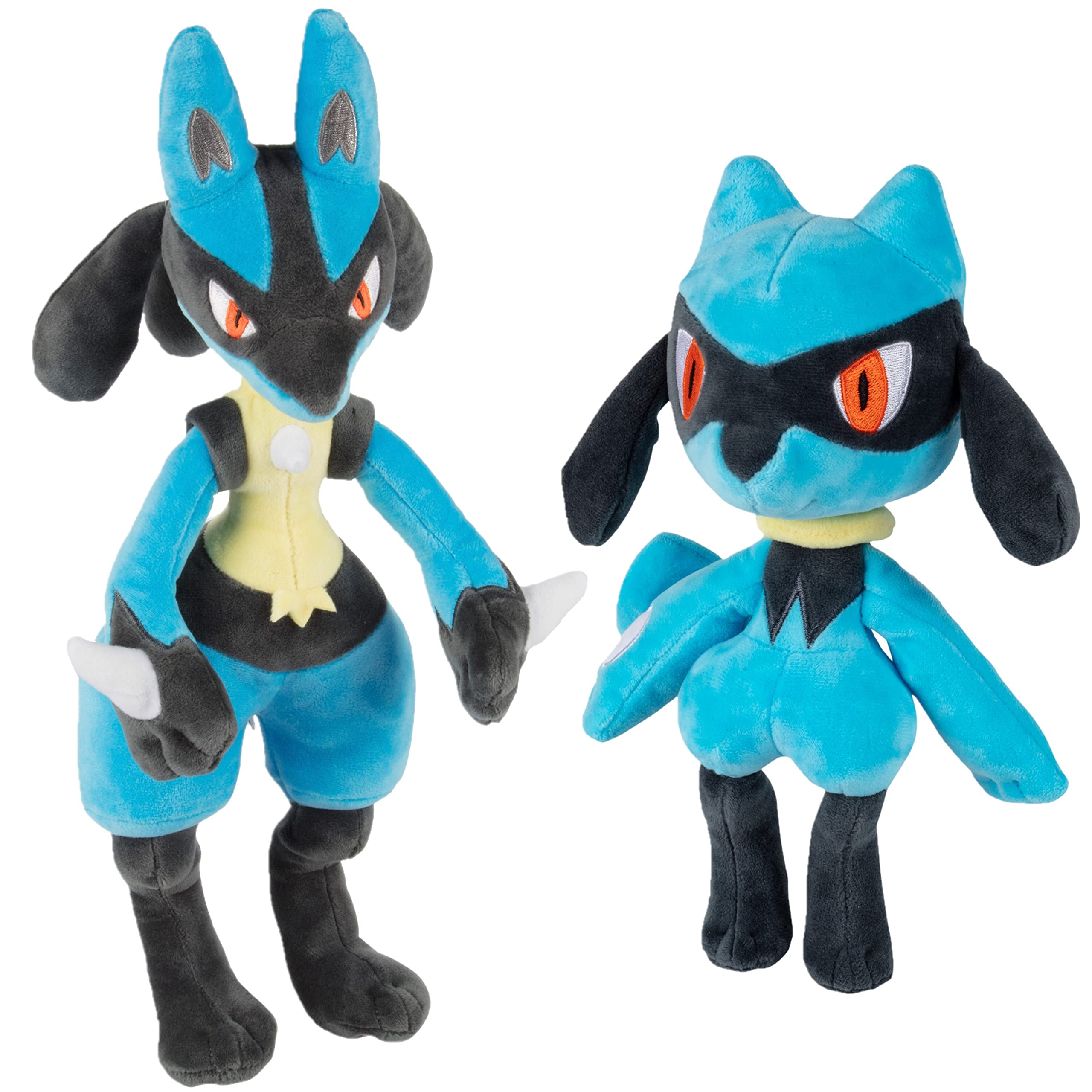 Foto 1 | Peluches Jazwares Pokémon Lucario + Riolu - Venta Internacional
