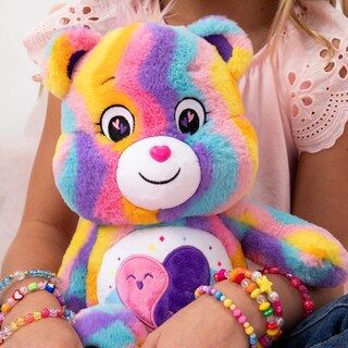 Foto 2 | Oso de Peluche Tie-Dye Tie-Dye 14 Friends Forever Bears de Plushie Care Bears 14 Pulgadas - Venta Internacional