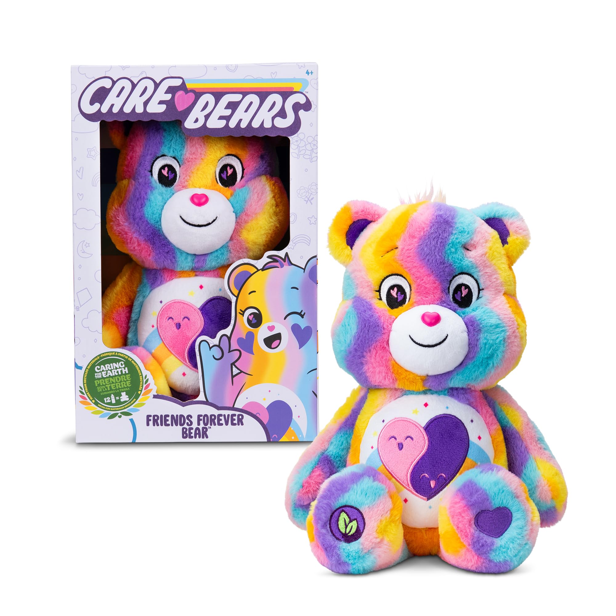 Foto 5 pulgar | Oso de Peluche Tie-Dye Tie-Dye 14 Friends Forever Bears de Plushie Care Bears 14 Pulgadas - Venta Internacional