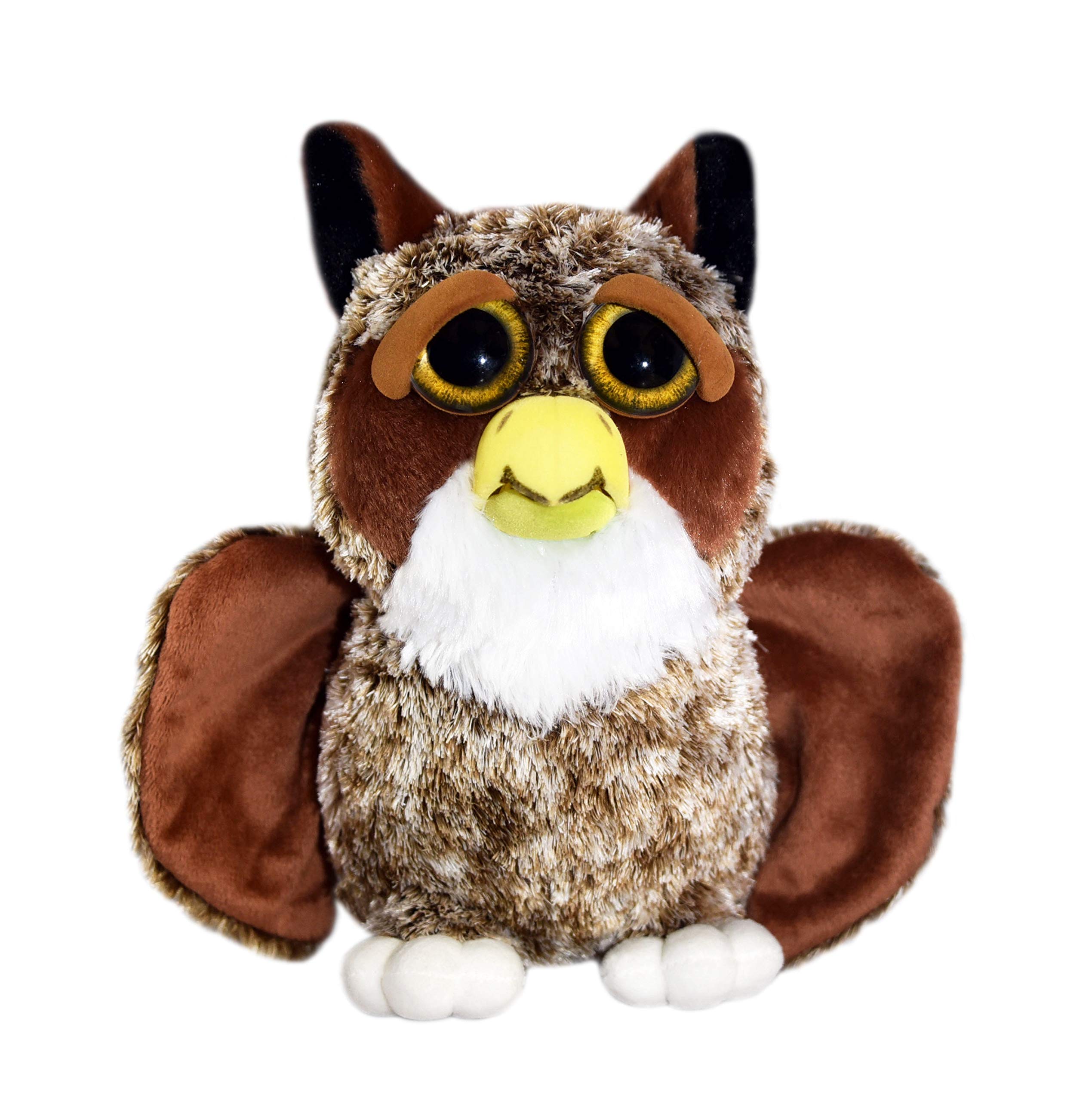Peluche Feisty Pets El Cobarde Daniel Búho Cornudo - Venta Internacional