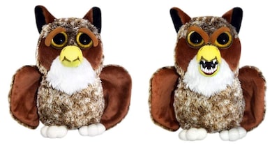 Foto 3 | Peluche Feisty Pets El Cobarde Daniel Búho Cornudo - Venta Internacional