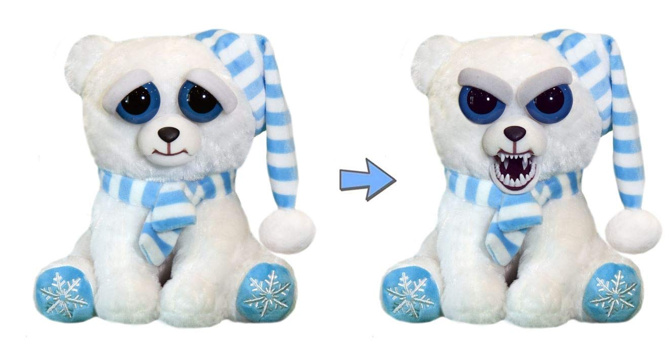 Foto 3 | Peluche Feisty Pets Copo de Nieve Oso Polar Frankie - Venta Internacional