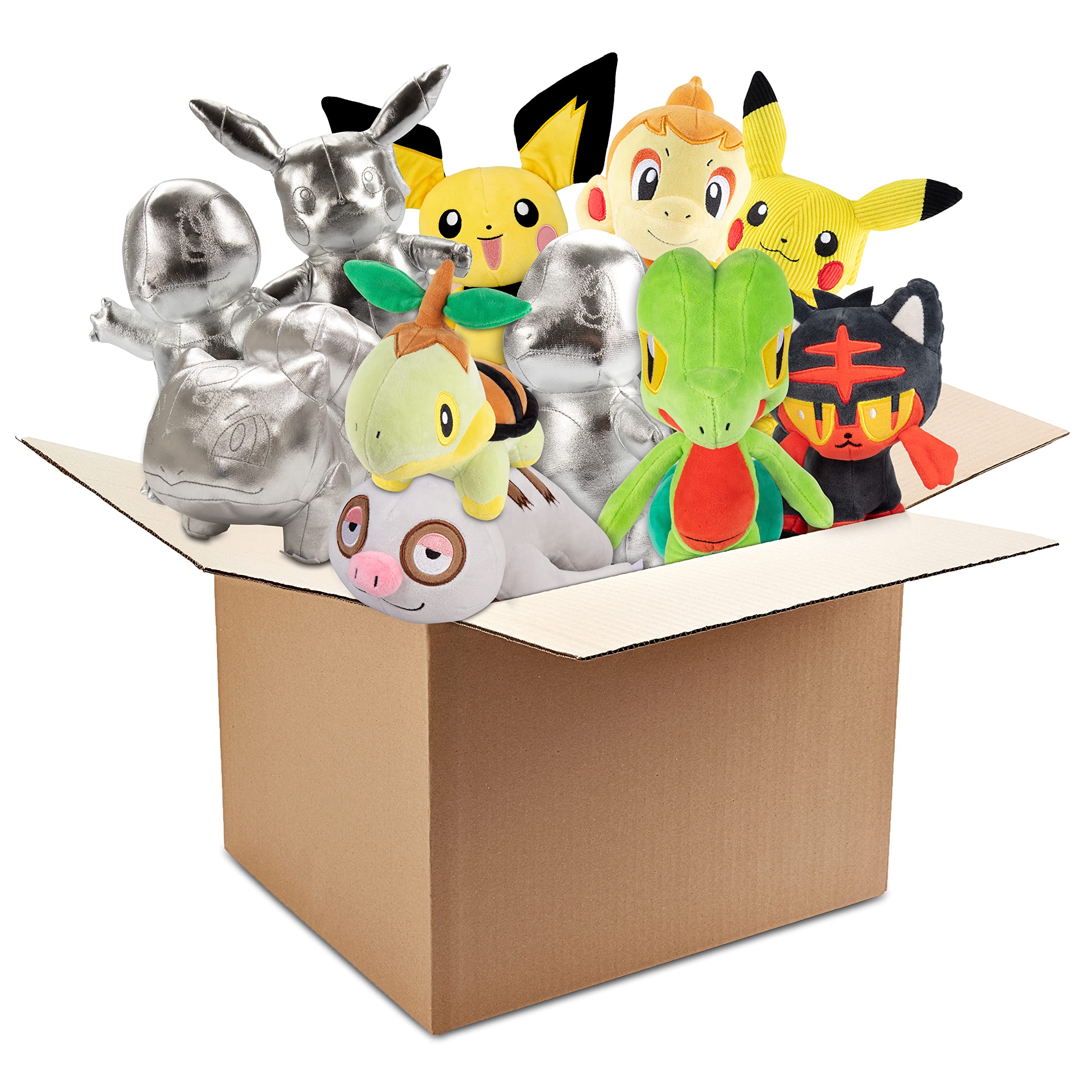 Foto 2 pulgar | Blind Box Pokémon de 3 Peluche Elegidos al Azar - Venta Internacional