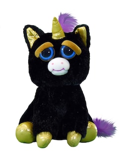 Foto 1 | Peluche Feisty Pets Gloria Golddigger Unicornio Negro - Venta Internacional