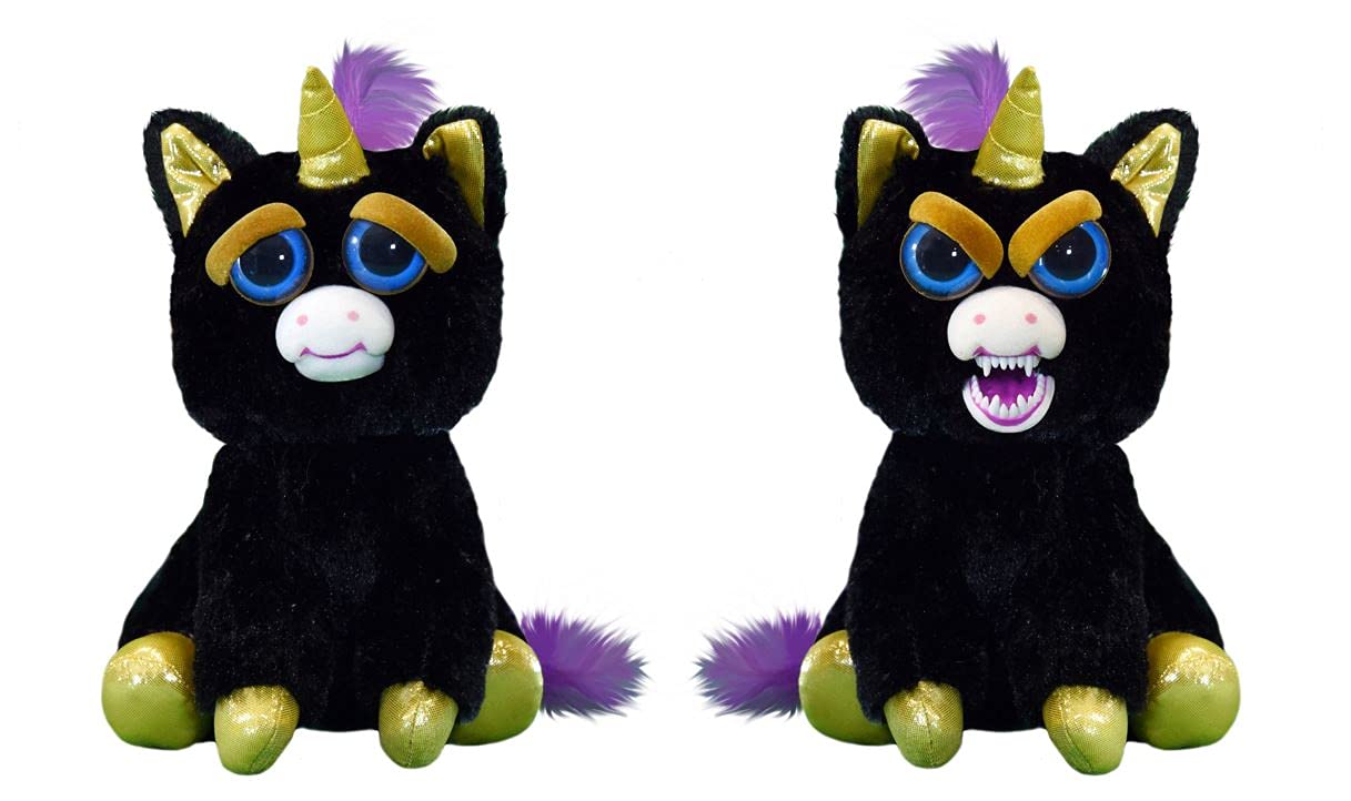 Foto 4 pulgar | Peluche Feisty Pets Gloria Golddigger Unicornio Negro - Venta Internacional