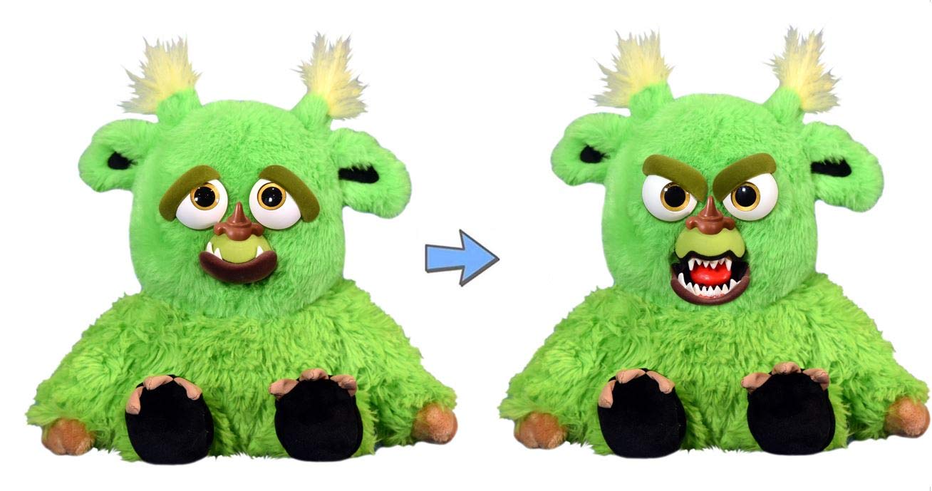 Foto 2 pulgar | Peluche Feisty Pets Monstruo Verde Grayson The Glutton - Venta Internacional