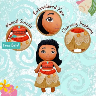 Foto 3 | Muñeco de Peluche Kids Preferred Disney Moana con Sonidos Musicales- Venta Internacional