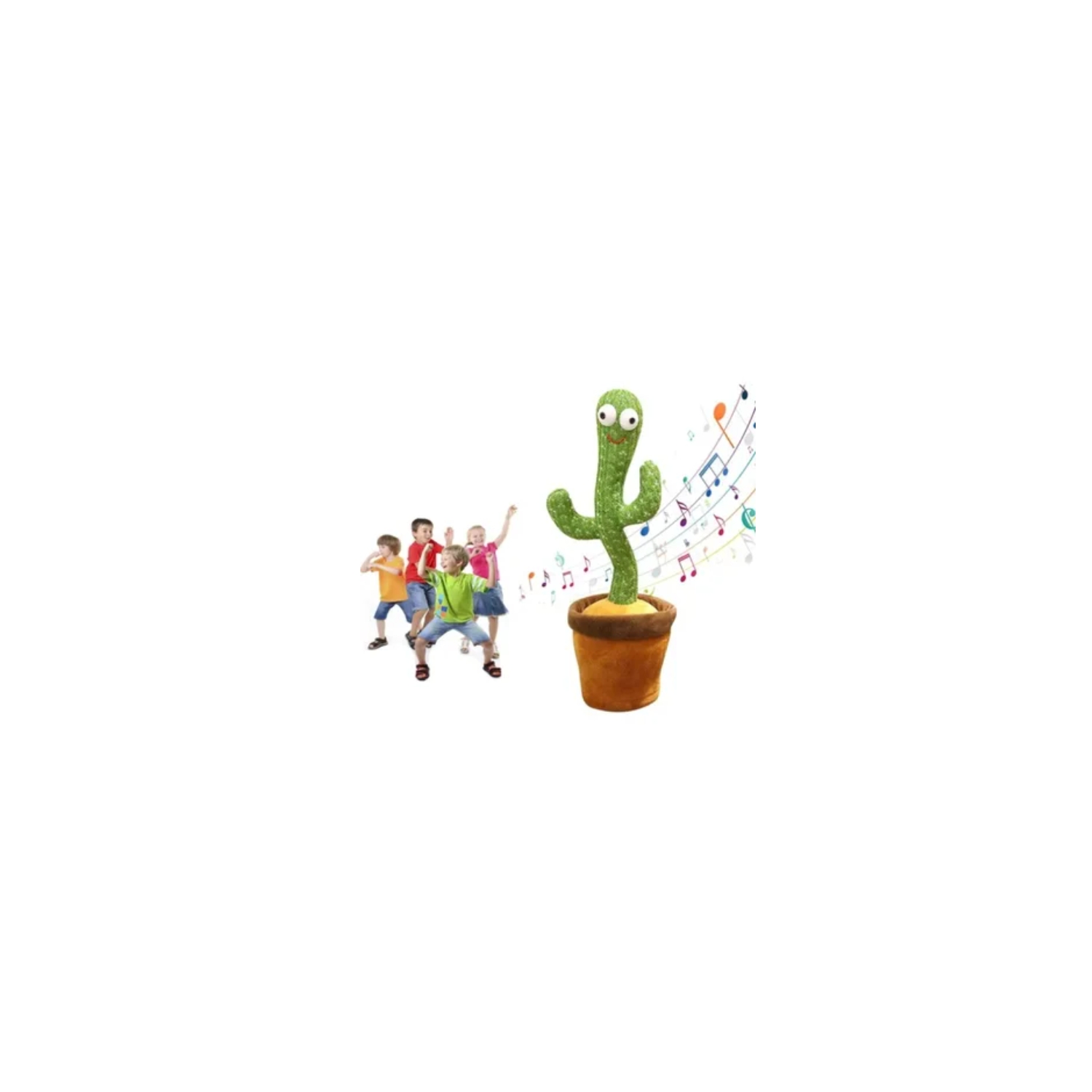 Foto 2 pulgar | Juguete de Peluche Cactus Bailador con Repetidor de Voz y Música - Venta Internacional