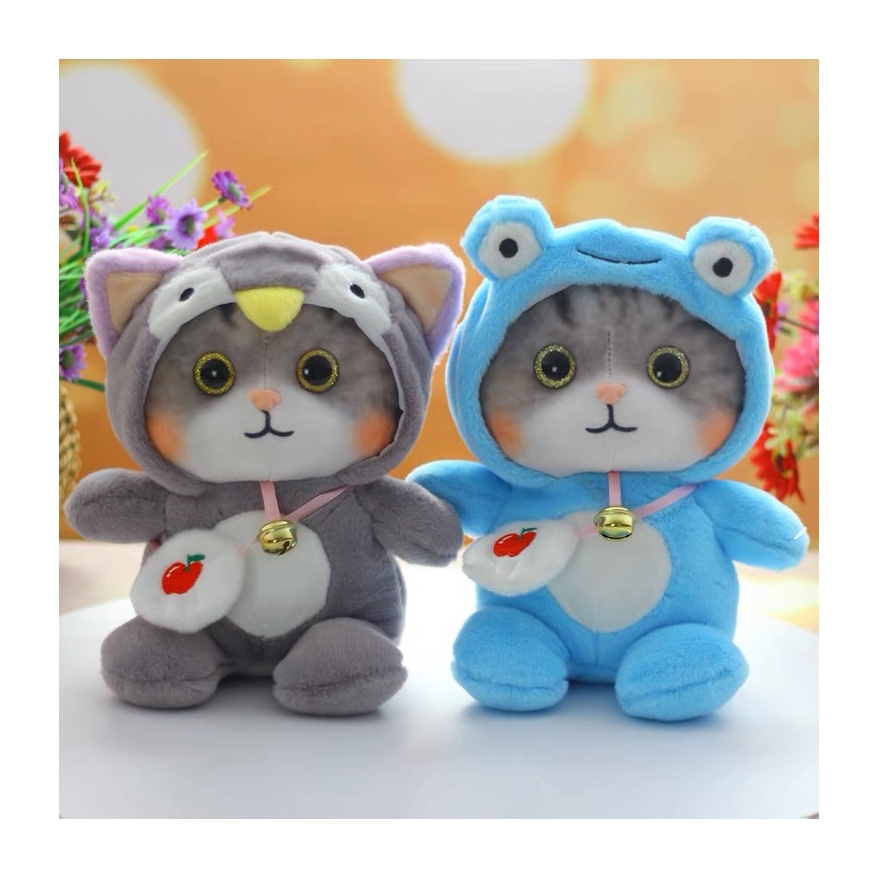Foto 3 pulgar | Peluche con Disfraz de Gato Kawaii 25 cm - Venta Internacional