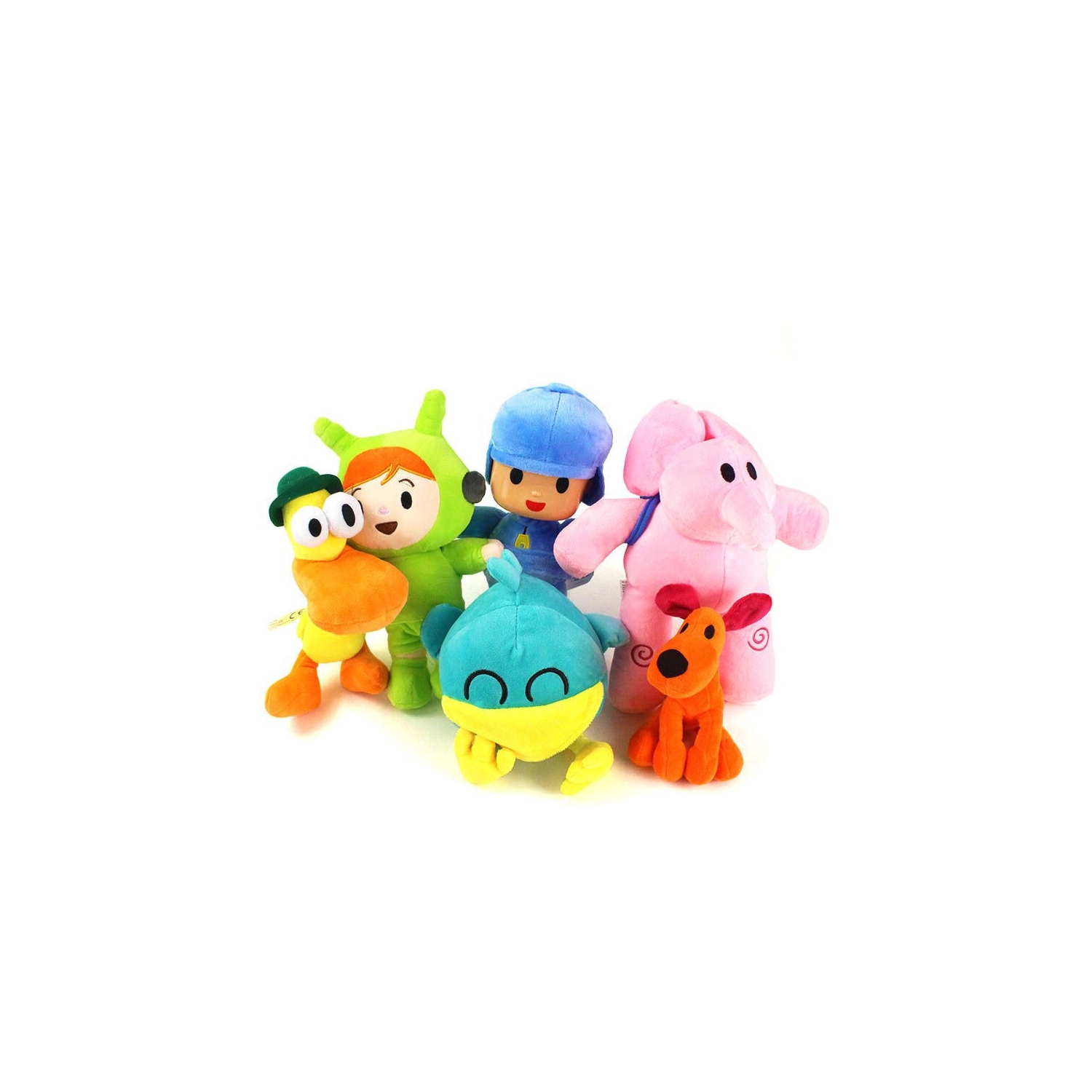 Foto 1 | Peluches Pocoyo Gang 6 Piezas - Venta Internacional