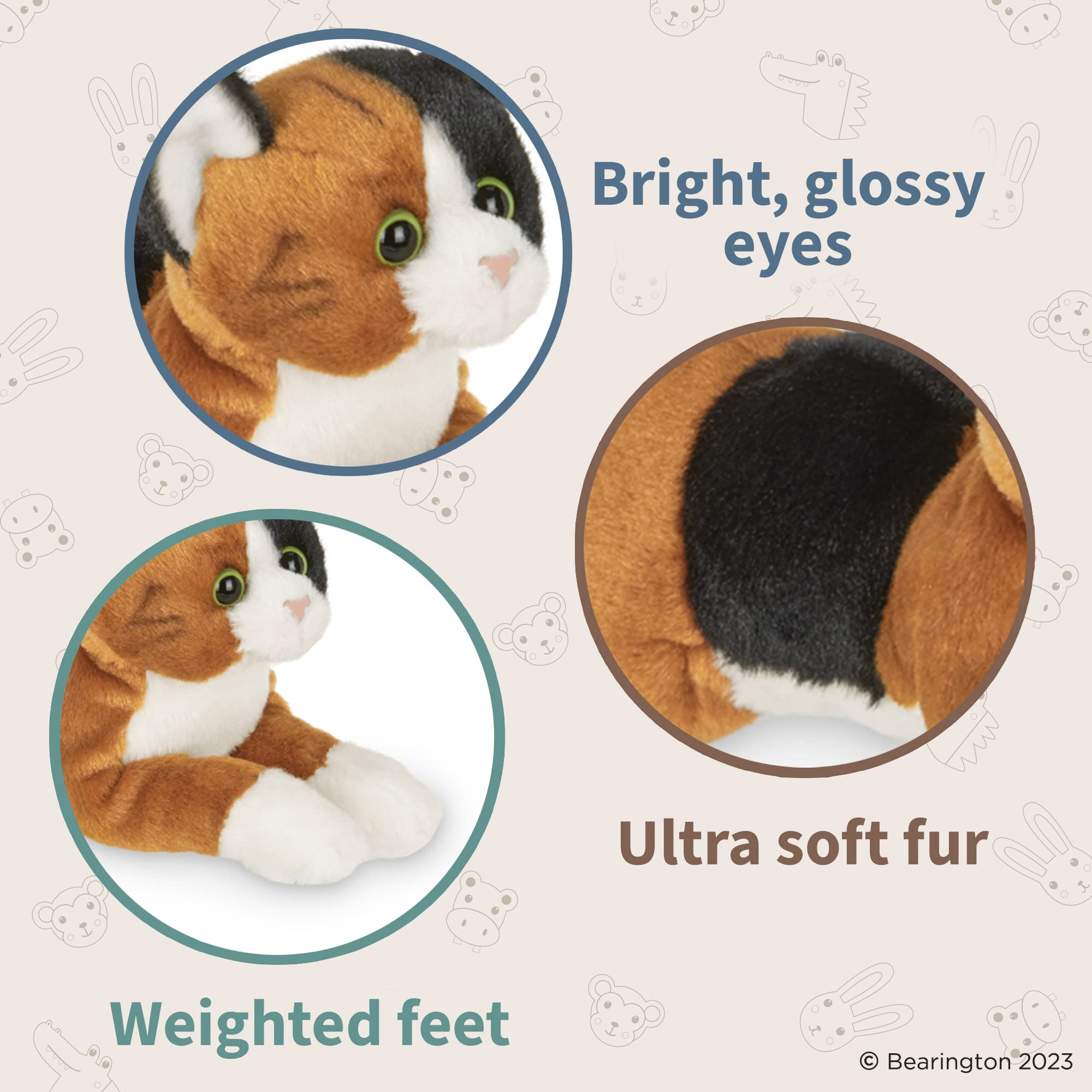 Foto 4 pulgar | Peluche Bearington Lil' Callie Calico Cat 20 Cm - Venta Internacional