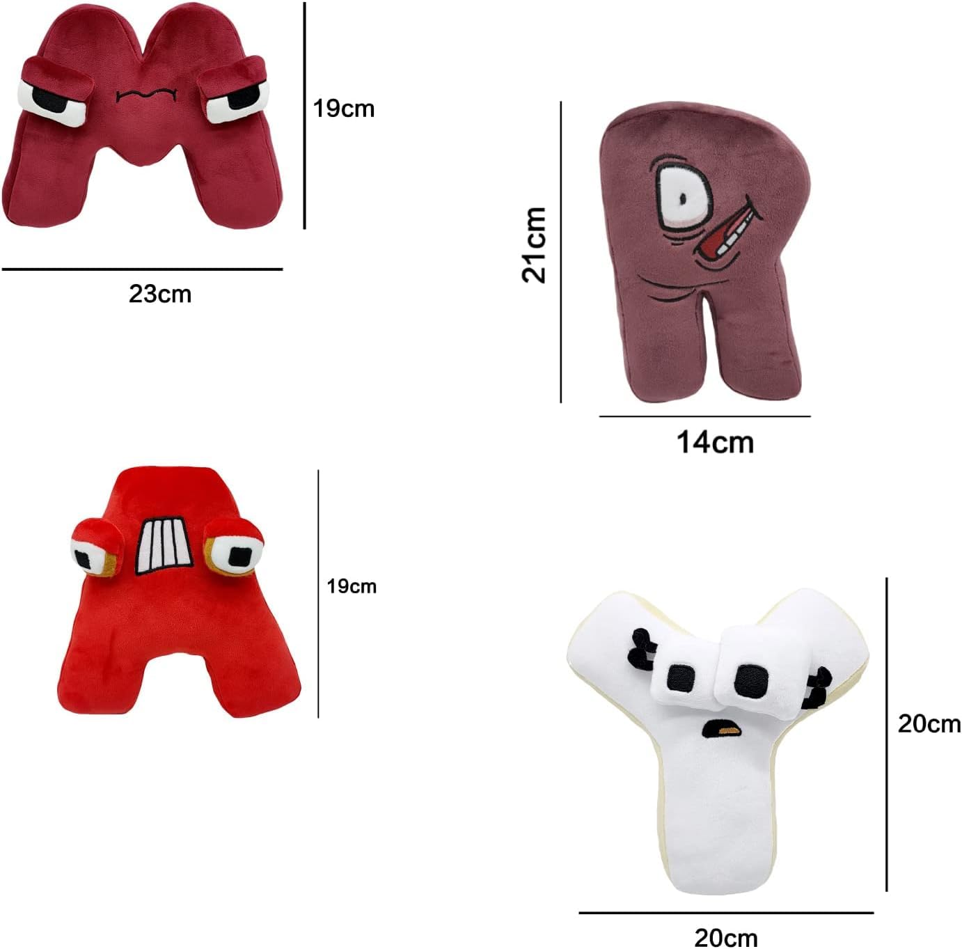 Foto 4 pulgar | Plush Toy Alphabet 26 Figuras de Animales- Venta Internacional