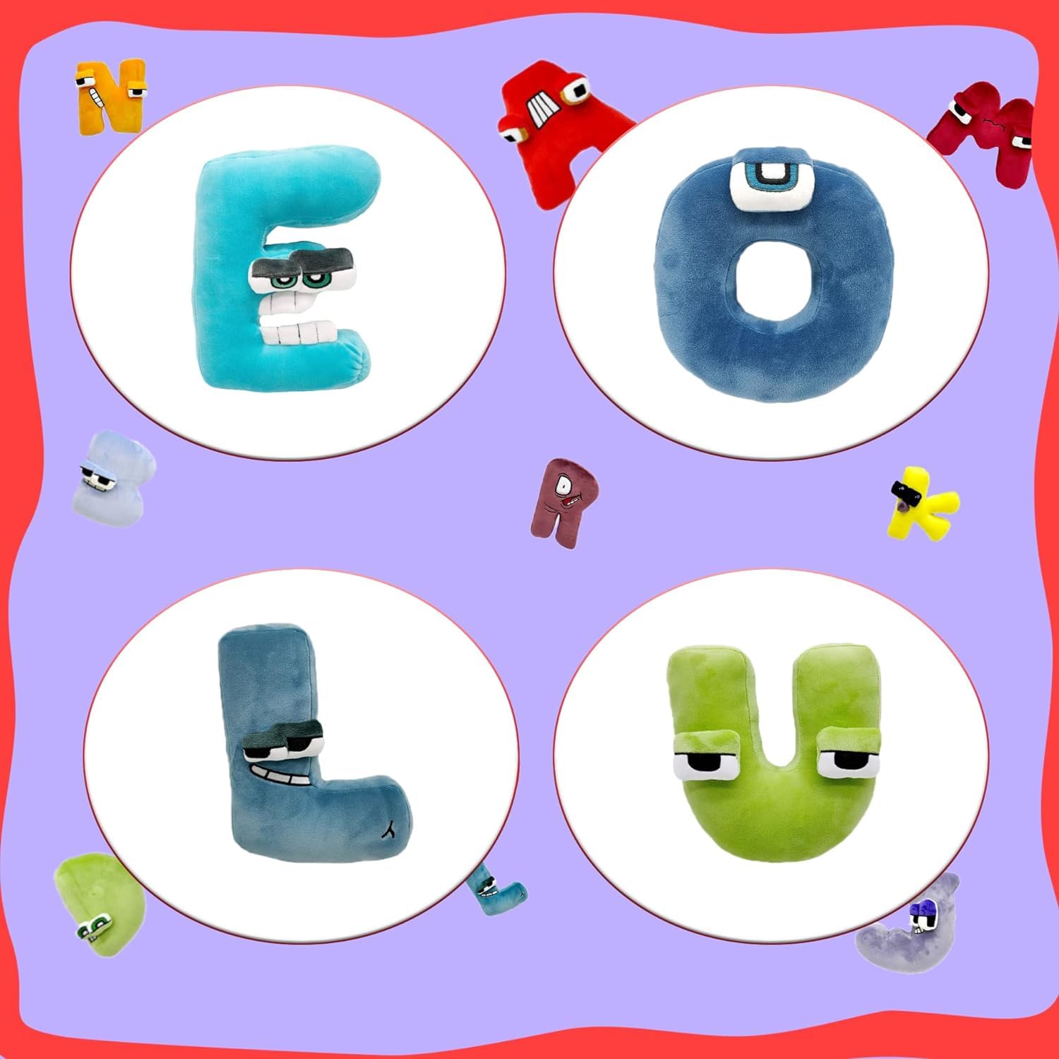 Foto 5 pulgar | Plush Toy Alphabet 26 Figuras de Animales- Venta Internacional