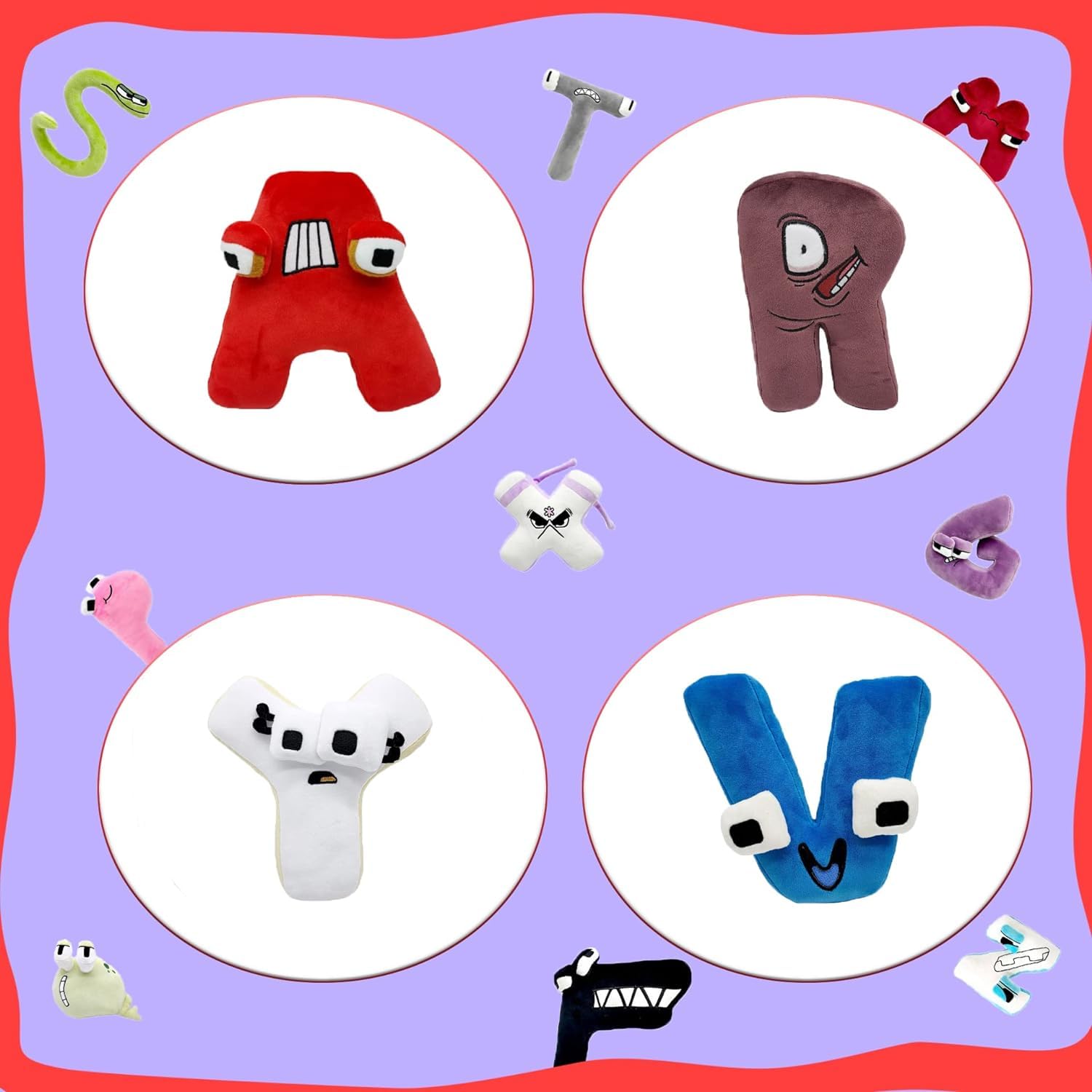 Foto 6 pulgar | Plush Toy Alphabet 26 Figuras de Animales- Venta Internacional