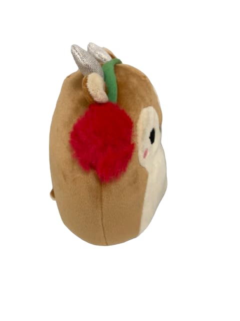Foto 5 pulgar | Peluche Squishmallows Oficial Kellytoy Christmas 2023 Darla Fawn Reindeer de 5 Pulgadas - Venta Internacional