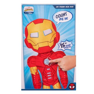 Foto 2 | Peluche Marvel Spidey y sus Increíbles Amigos Iron Man 16 cm - Venta Internacional