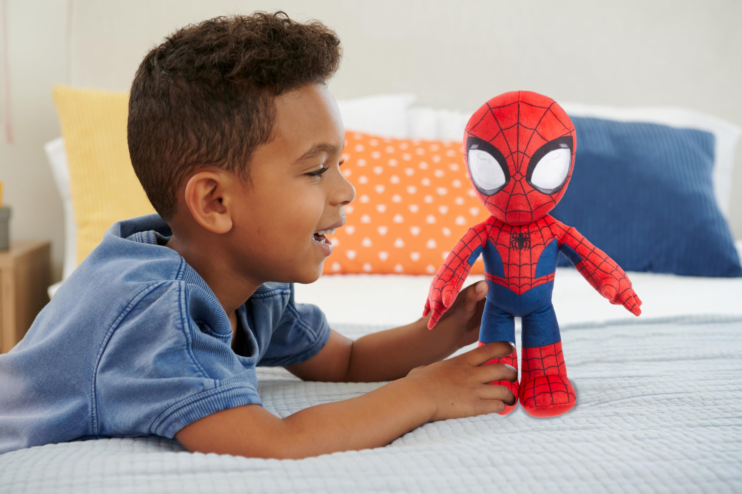 Foto 3 pulgar | Peluche Mattel Marvel Spider-man Talkers con 10 Sonidos 30 Cm - Venta Internacional