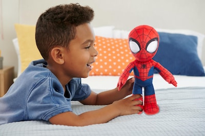 Foto 2 | Peluche Mattel Marvel Spider-man Talkers con 10 Sonidos 30 Cm - Venta Internacional