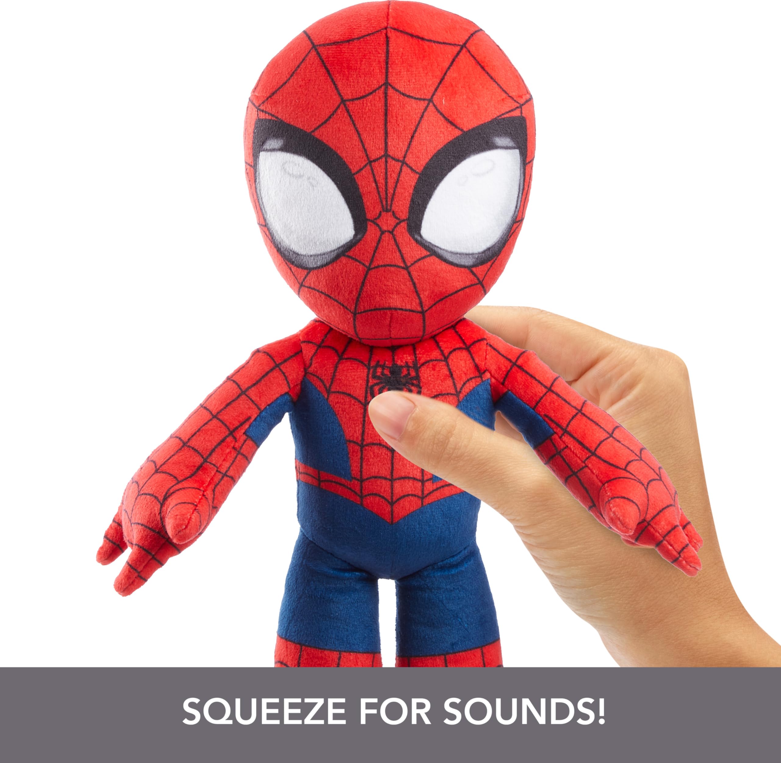 Foto 4 pulgar | Peluche Mattel Marvel Spider-man Talkers con 10 Sonidos 30 Cm - Venta Internacional