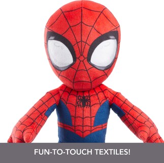 Foto 4 | Peluche Mattel Marvel Spider-man Talkers con 10 Sonidos 30 Cm - Venta Internacional