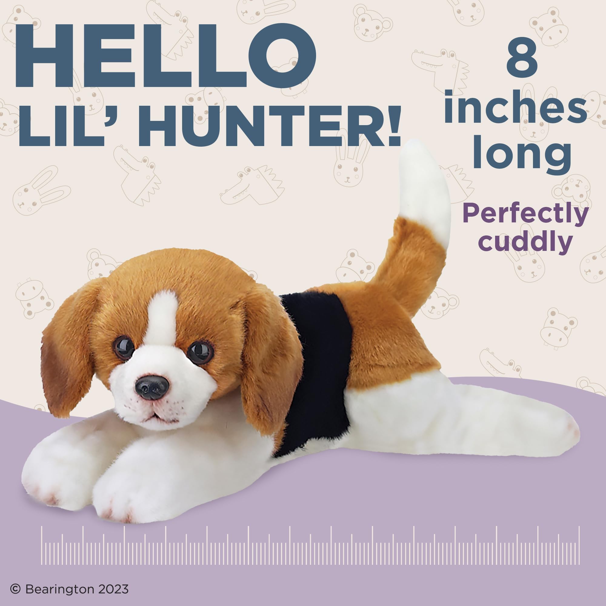 Foto 3 pulgar | Peluche Bearington Lil' Hunter The Beagle de 20 cm - Venta Internacional