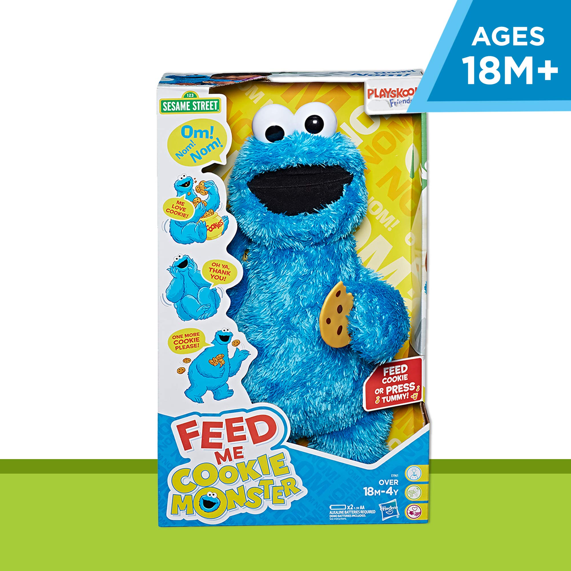 Foto 3 pulgar | Peluche Sesame Street Feed Me Cookie Monster- Venta Internacional