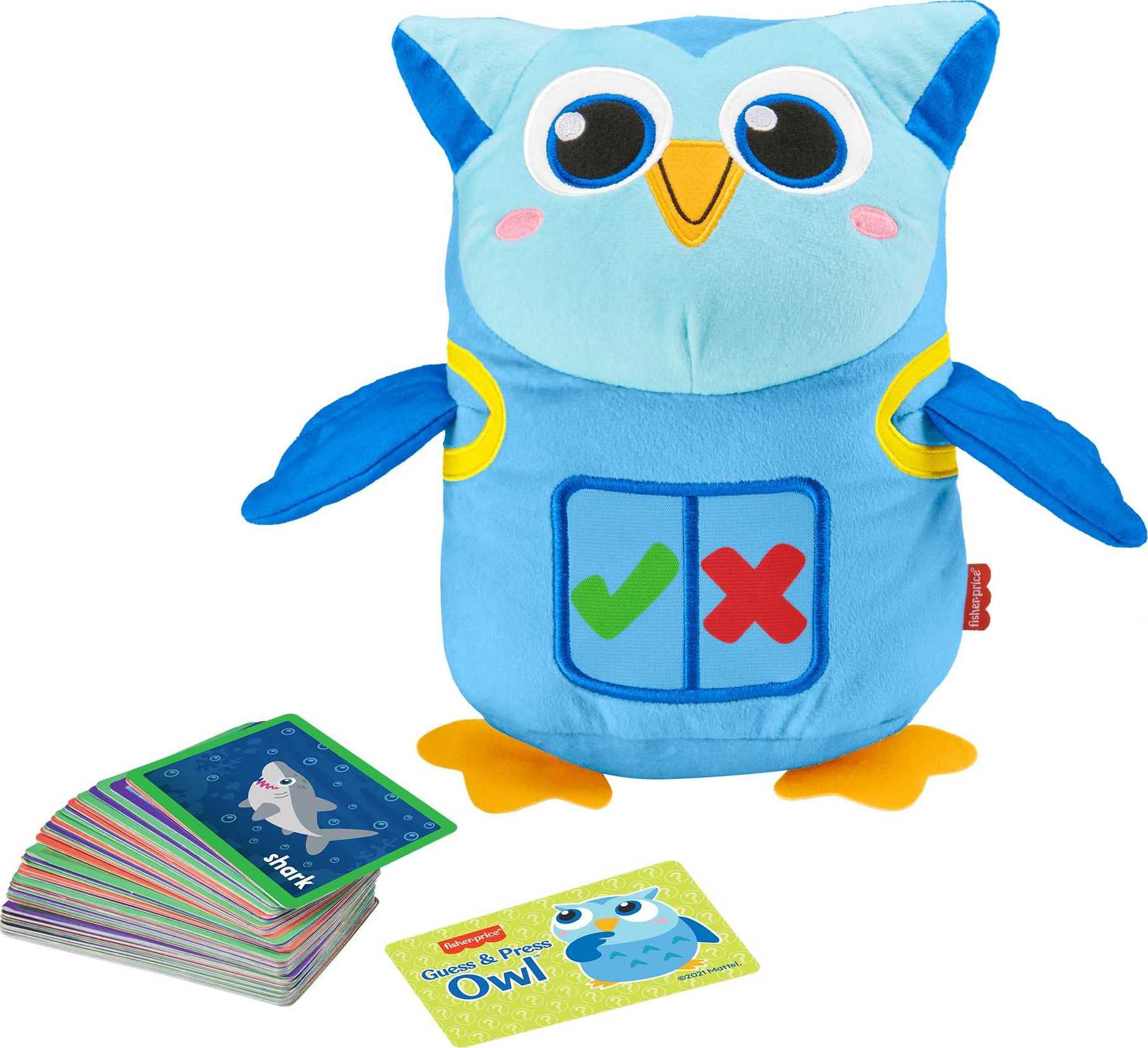 Juguete de Aprendizaje Preescolar Fisher-price Guess & Press Owl - Venta Internacional
