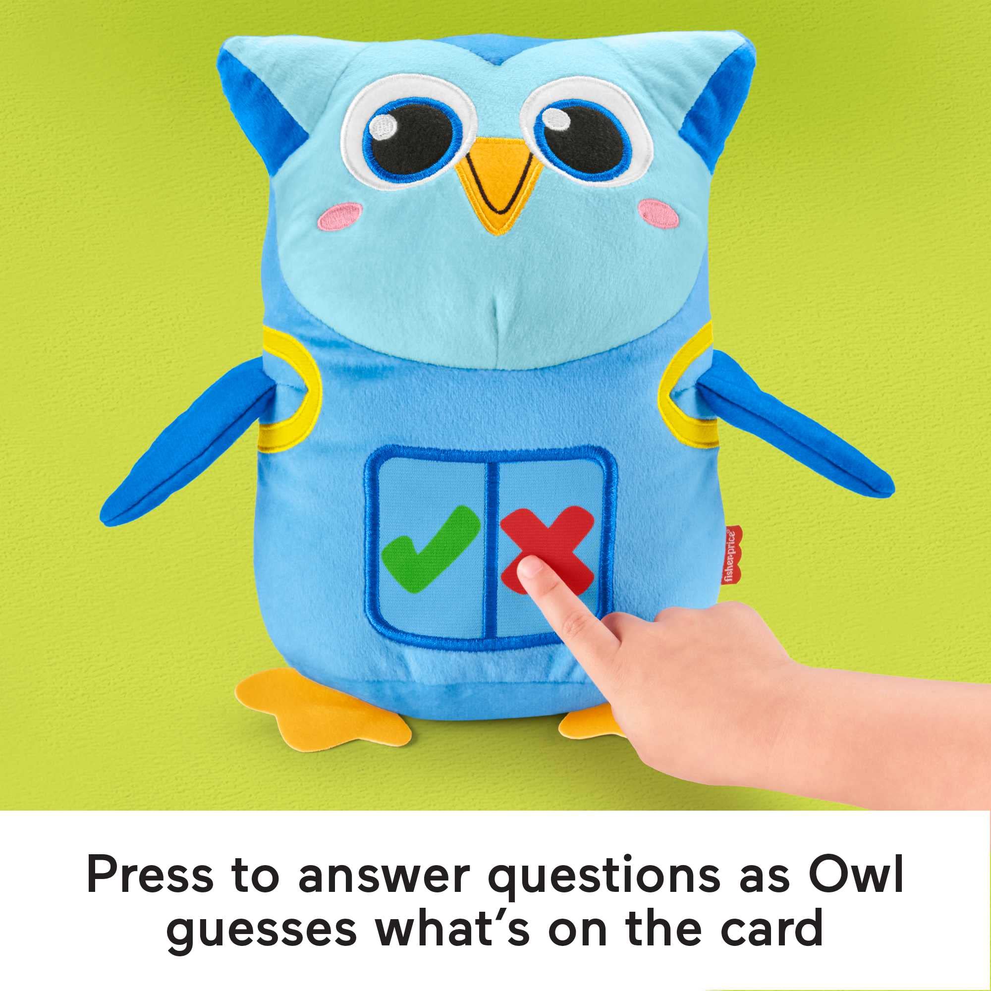 Foto 5 pulgar | Juguete de Aprendizaje Preescolar Fisher-price Guess & Press Owl - Venta Internacional