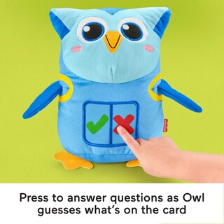 Foto 4 | Juguete de Aprendizaje Preescolar Fisher-price Guess & Press Owl - Venta Internacional