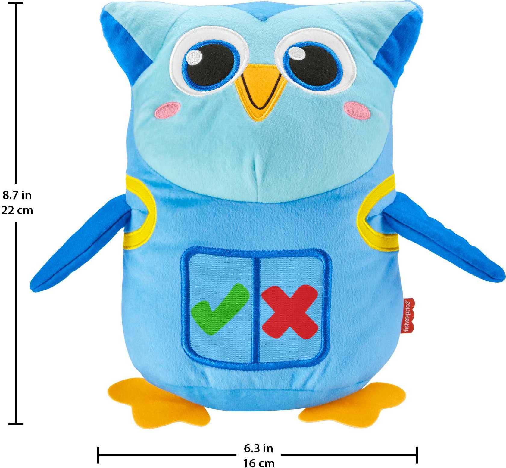 Foto 6 pulgar | Juguete de Aprendizaje Preescolar Fisher-price Guess & Press Owl - Venta Internacional