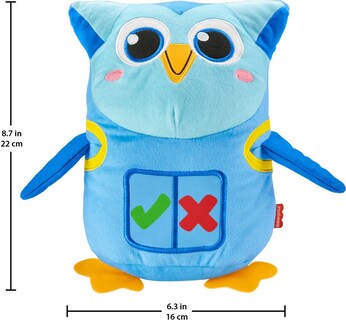 Foto 5 | Juguete de Aprendizaje Preescolar Fisher-price Guess & Press Owl - Venta Internacional